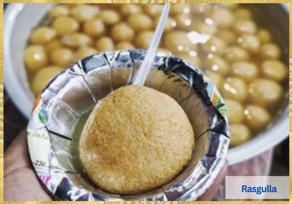 Best street food in Bhubaneswar- Rasgulla